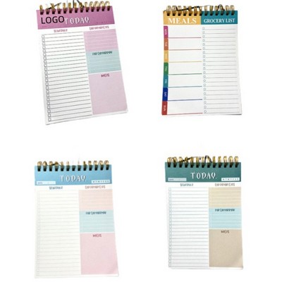 Spiral Notebook Daily Planner Notepad