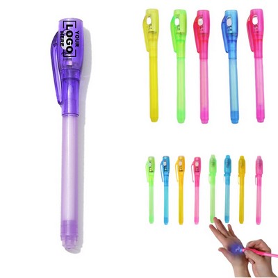 UV Light Revealable Secret Message Pen