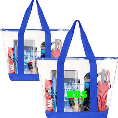 Large Clear PVC Tote Bag