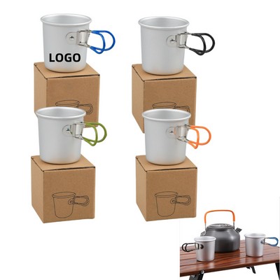 5oz Outdoor Aluminum Alloy Foldable Cup