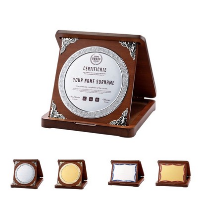 Foldable Wood Award Plaque