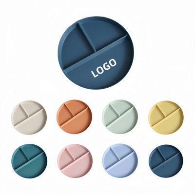 Divided Wheat Straw Dinner Plate