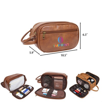 Leather Toiletry Bag