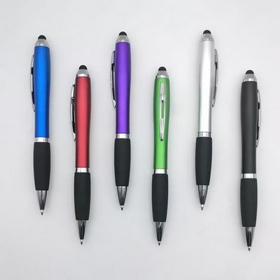 Logo Light Up Illuminated Stylus Pen