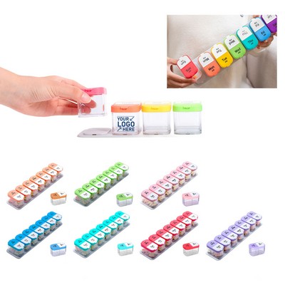 Adjustable Weekly Pill Case