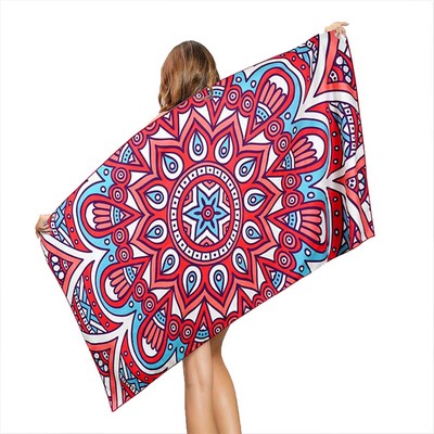Full Color Microfiber Beach Towel