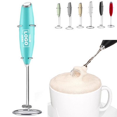 Handheld Milk Frother Stand Battery Operated Foam Maker