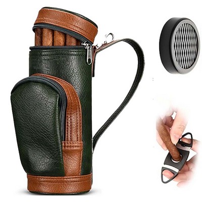 Portable Travel Cigar Humidor Bag