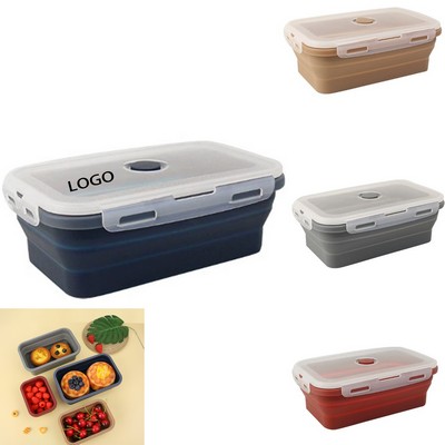 Collapsible Food Storage Containers With Lids
