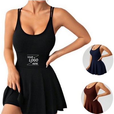 Seamless One-Piece Tennis Dresses