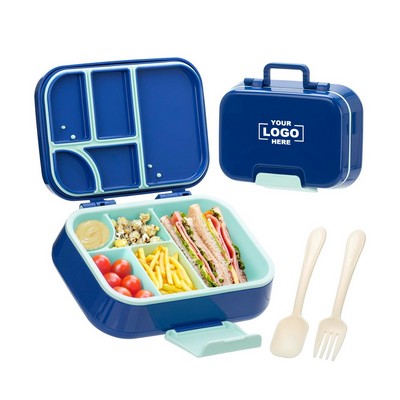 Double Layer Lunch Box with Handle
