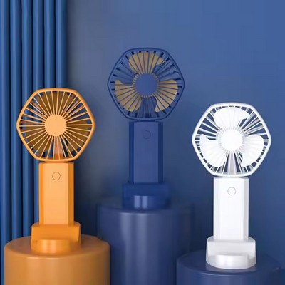 400 mAh Desktop Rechargeable Mobile Phone Holder Fan