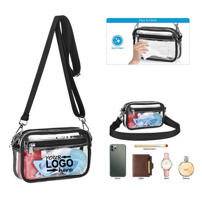 Clear Messenger Shoulder Bag