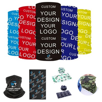 Full Color Dye Sublimated Gaiter/Gator/Bandana Mask