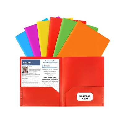 PP Double Pocket Folders