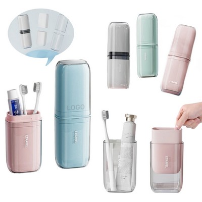 Travel Portable Square Toiletry Cup Set