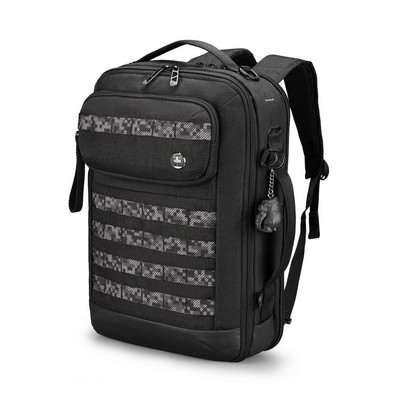 SwissDigital® BERG RFID Protection Large Hybrid Briefcase