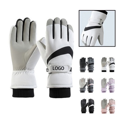 Fleece-Lined Winter Gloves