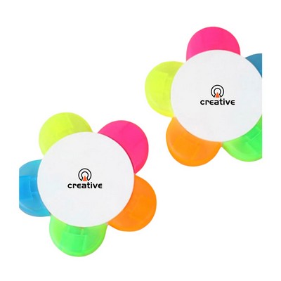 Flower Shape Highlighter W/5 Different Colors