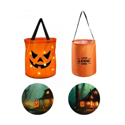 Halloween LED Light-Up Pumpkin Bag