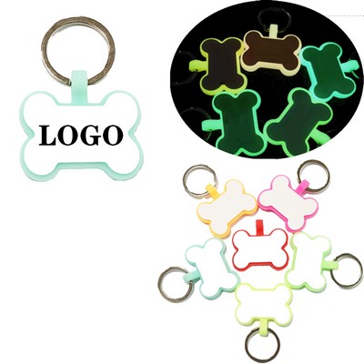 Bone Shape Silicone Dog Tag