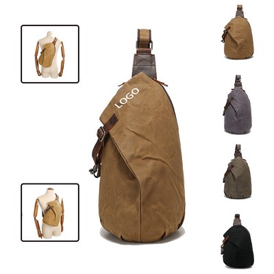 Waxed Canvas Chest Pack