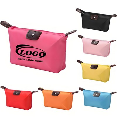 Foldable Cosmetic Bag Large Capacity Travel Toiletry Pouch