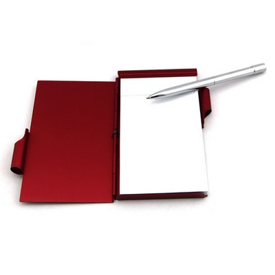 Aluminum Notebook With Pen