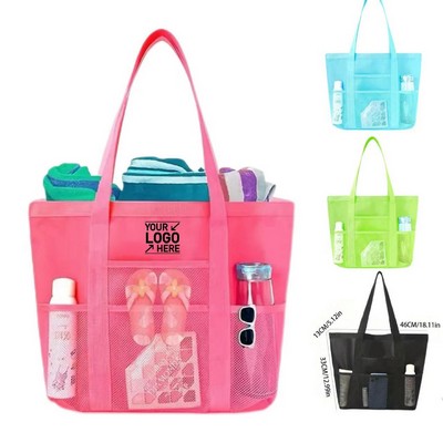 Capacity Mesh Beach Tote