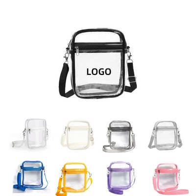 Transparent PVC Crossbody Bag
