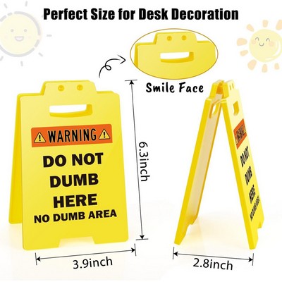 Motivational Mini Home Office PP desk plate