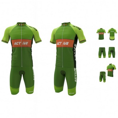 Unisex Cycling Jersey & Shorts Set (Full Sublimation)