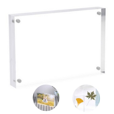 4x6 Clear Magnetic Acrylic Picture Frame