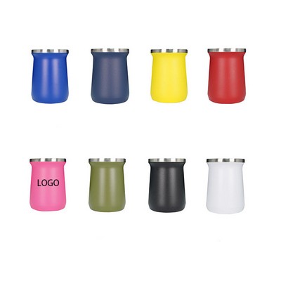 8oz Stainless Steel Coffee Cup Double Wall Insulated Dishwasher Safe