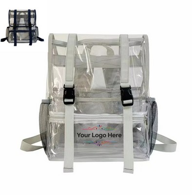 Top Flap Clear Backpack