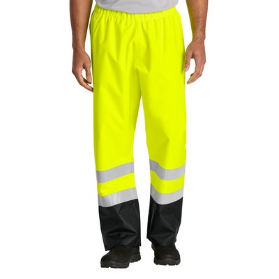 New CornerStoneÃƒÆ'Ã†'ÃƒÂ¢Ã¢â€šÂ¬Ã…Â¡ÃƒÆ'Ã¢â‚¬Å¡Ãƒâ€šÃ‚Â® Men's ANSI Class E Pull-On Rain Pant