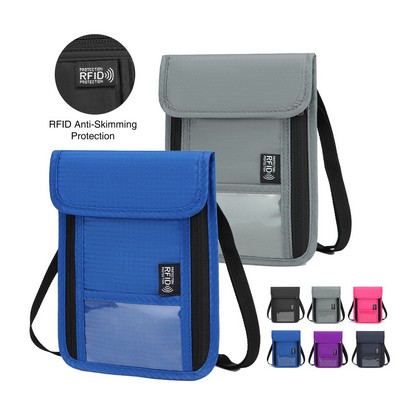 RFID-Protected Passport Holder/Pouch