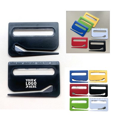 3-In-1 Letter Opener With Magnifier and Ruler