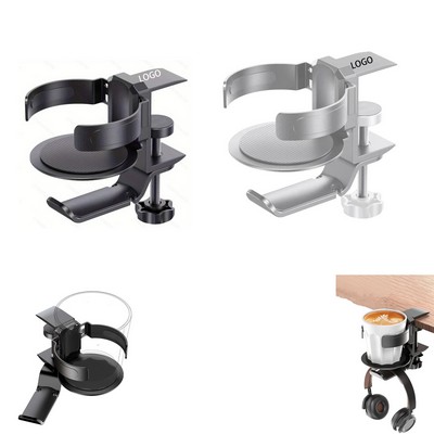 2-in-1 Aluminum Headphone & Cup Holder