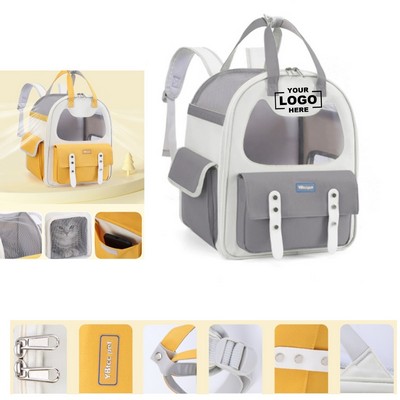 Pet Bag Carriers Backpack Outdoor Travel Portable Soft Shoulder Bag