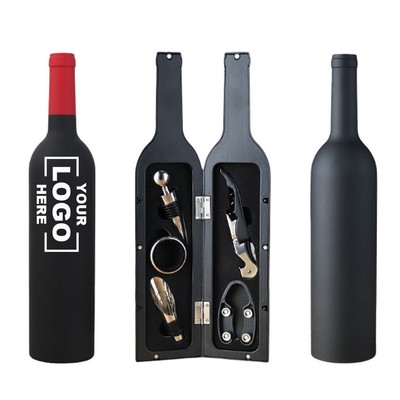 Wine Bottle-shaped Bottle Opener Kit