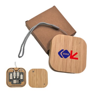 MOQ 3 pcs Wheat Straw USB Adapter Kit