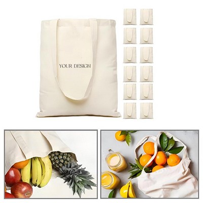 6 Oz Lightweight Canvas Grocery Bag