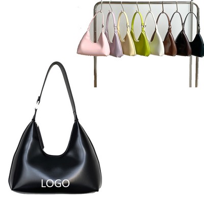 Retro Fashion PU Leather Shoulder Underarm Bag