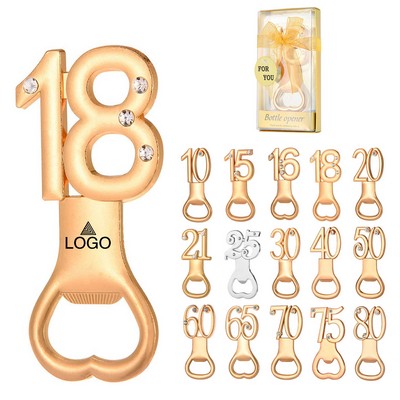 Number Bottle Opener