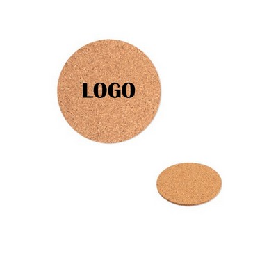 Round Cork Coaster