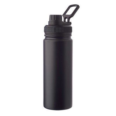 22 Oz. Stainless Steel Water Bottle With Portable Carry Loop Handle