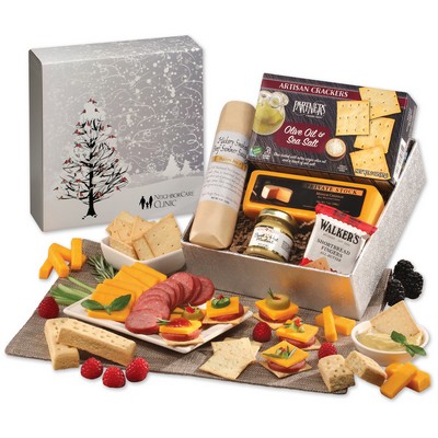 Snack Lover's Gift Box with Cardinals in Tree Sleeve