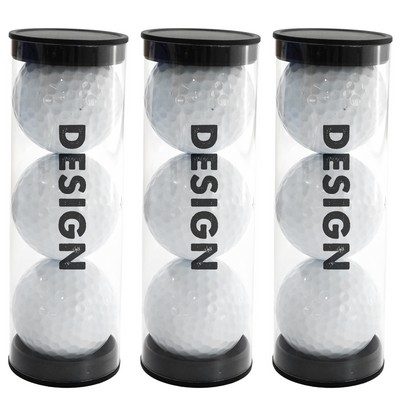Triple Golf Ball Packs With Tube Packing