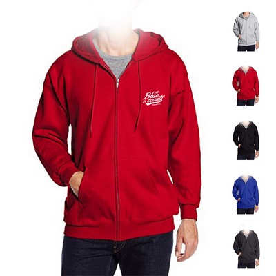 Soft Full-zip Fleece Hoodie